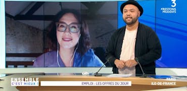 Vu sur France 3 Ile-de-France : réanimation et matelas, 2 histoires d'offres d'emploi à pourvoir sur Cadremploi