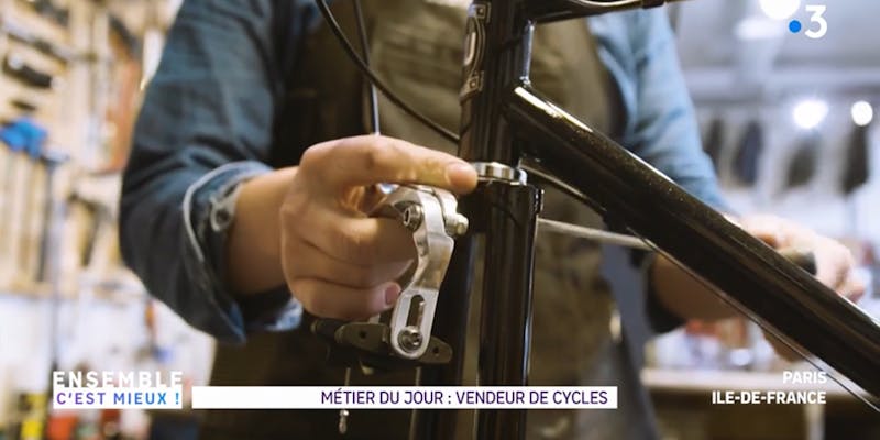 Vu sur France 3 Ile-de-France : quelles offres d'emploi autour de la vente et la réparation de vélo ?