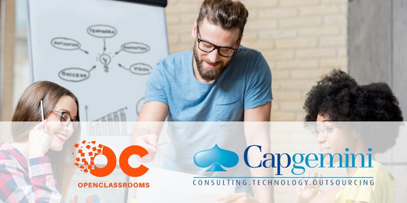 Capgemini lance la 1ère formation en alternance online avec OpenClassrooms