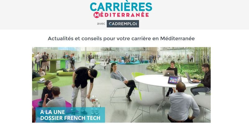 Cadremploi lance le site Carrières Méditerranée