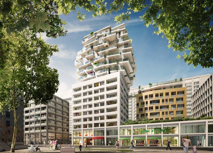 Sky Avenue : un immeuble lyonnais signé Portzamparc 