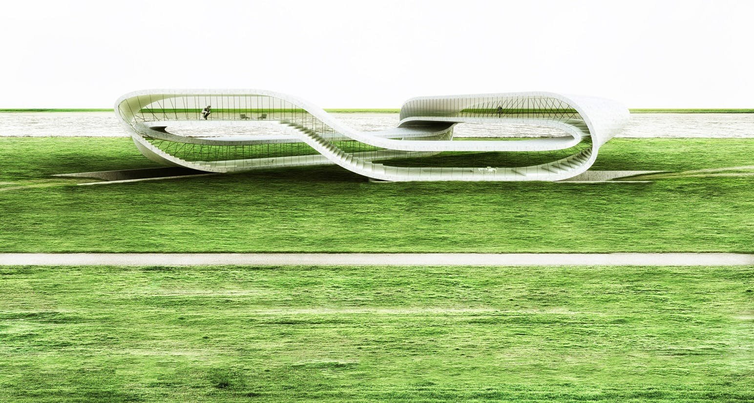 Cette boucle est un bâtiment imprimé en 3D