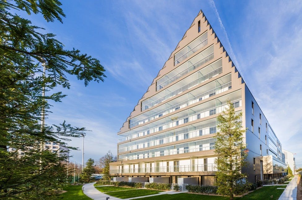 Nantes : des logements sociaux BBC dans une pyramide 